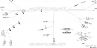 08- ELEKTRISCHER KABELBAUM - WIRING VOLTAGE REGULATOR - 710008410