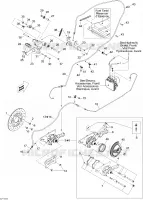 Hydraulische Bremse hinten