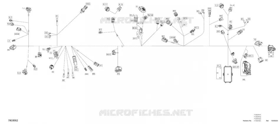 08- ÉLECTRIQUE - CÂBLAGE PRINCIPAL - 710007822