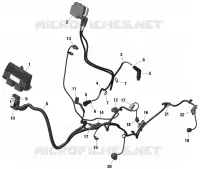 Elektrik - Motorkabelbaum und elektronisches Modul