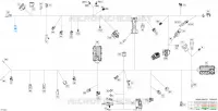 08- ELEKTRISCHER KABELBAUM - MAIN HARNESS - 710009220
