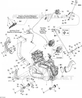 Motor- und MOTORAUFHANGUNG