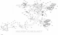 KAROSSERIE ZUBEHÖR linke Fußstütze