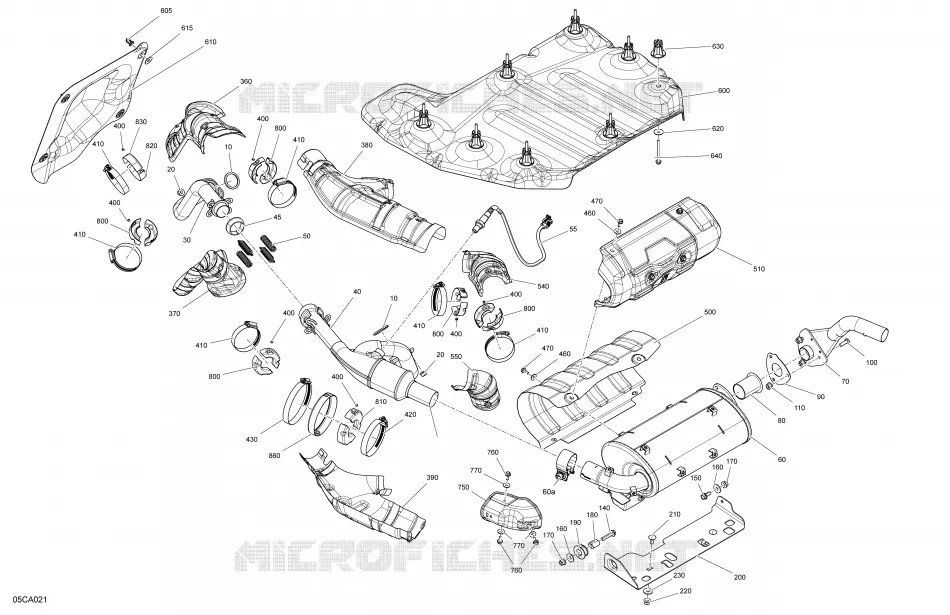 Motor - Auspuff