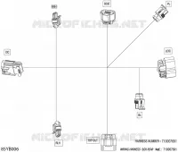 08- ELEKTRISCHER KABELBAUM - REAR BOX WIRING HARNESS - 710007691