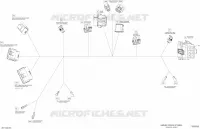 Konsole für elektrische Kabelbäume