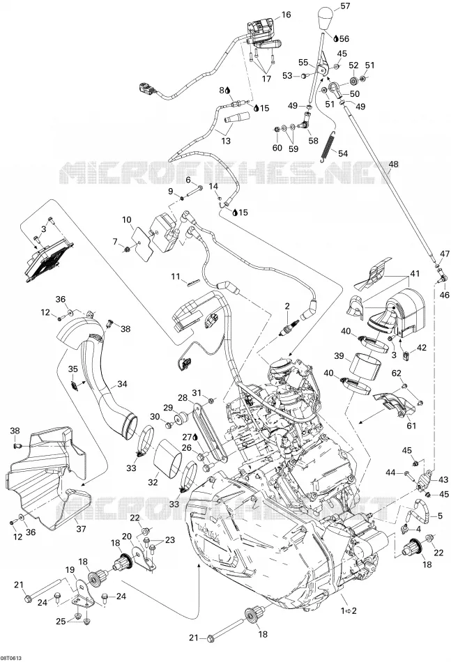 Motor- und MOTORAUFHANGUNG