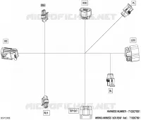 08- ELEKTRISCHER KABELBAUM - WIRING HARNESS BOX REAR - 710007691