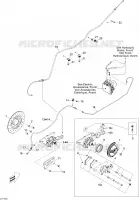 Hydraulische Bremse hinten