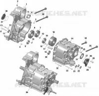 01- ROTAX - GEARBOX HOUSING