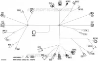 08- ELEKTRISCHER KABELBAUM - CONSOLE WIRING HARNESS - 710008430