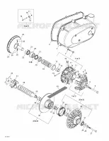 Riemen- und Motorriemenscheibe