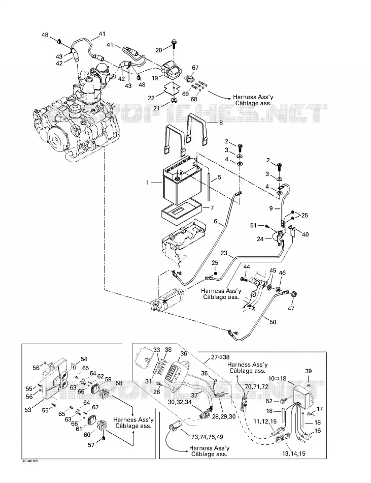Batterie und elektrisches Zubehör