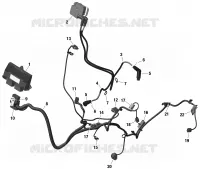 Elektrik - Motorkabelbaum und elektronisches Modul
