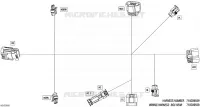 08- ELEKTRISCHER KABELBAUM - REAR BOX WIRING HARNESS - 710009559