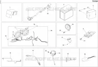 Rücklichter und elektrische Komponenten