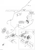 Hydraulische Bremse hinten