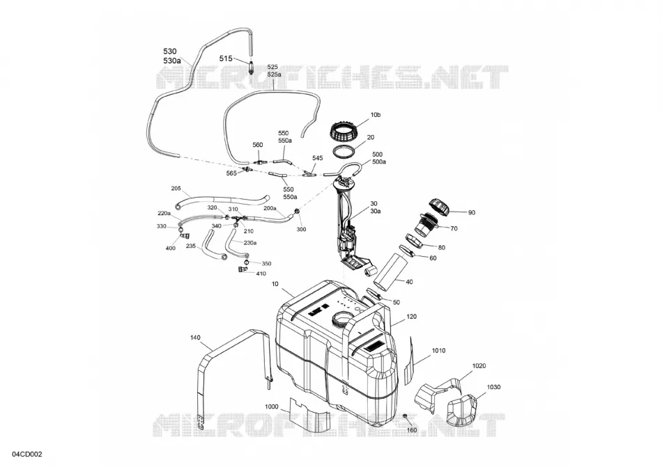 MOTOR - BENZINTANK 