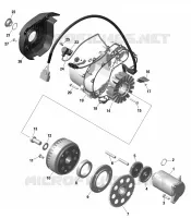 01- ROTAX - MAGNETO AND ELEKTRISCHER KABELBAUM STARTER