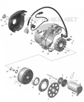 01- ROTAX - MAGNETO AND ELEKTRISCHER KABELBAUM STARTER