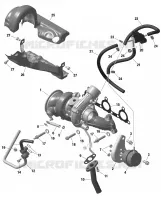 Rotax - Turbolader - Turbo Rechts