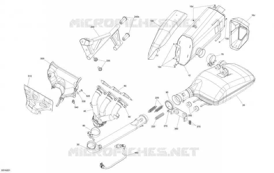 Motor - Auspuff