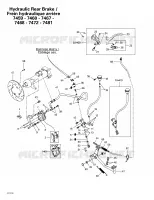 Hydraulische Bremse hinten