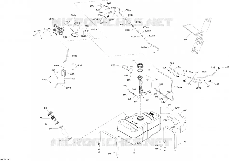 Motor - BENZINTANK 