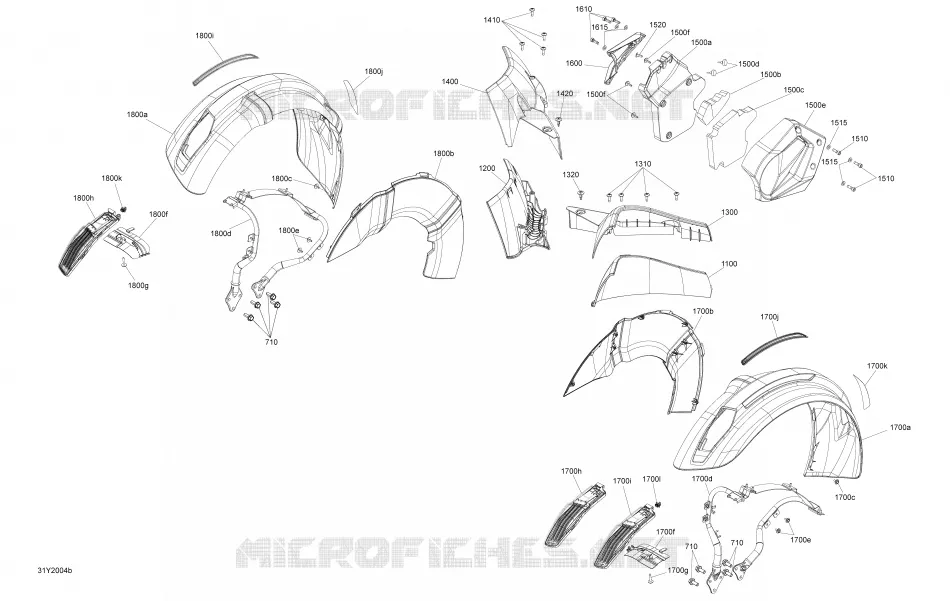 CARROSSERIE ET ACCESSOIRES AILES AVANT