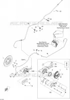 Hydraulische Bremse hinten