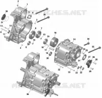 01- ROTAX - GEARBOX HOUSING
