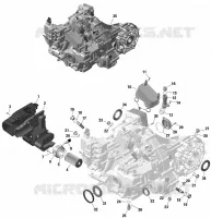 01- ROTAX - GEARBOX AND COMPONENTS