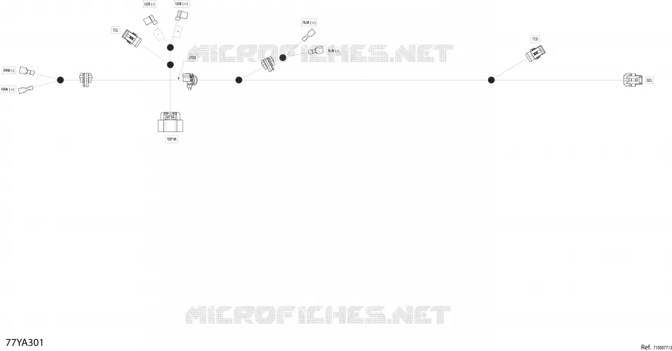 Heckbox-Kabelbaum - Oberer Abschnitt