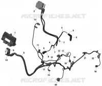 Elektrik - Motorkabelbaum und elektronisches Modul