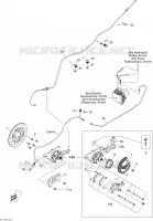 Hydraulische Bremse hinten