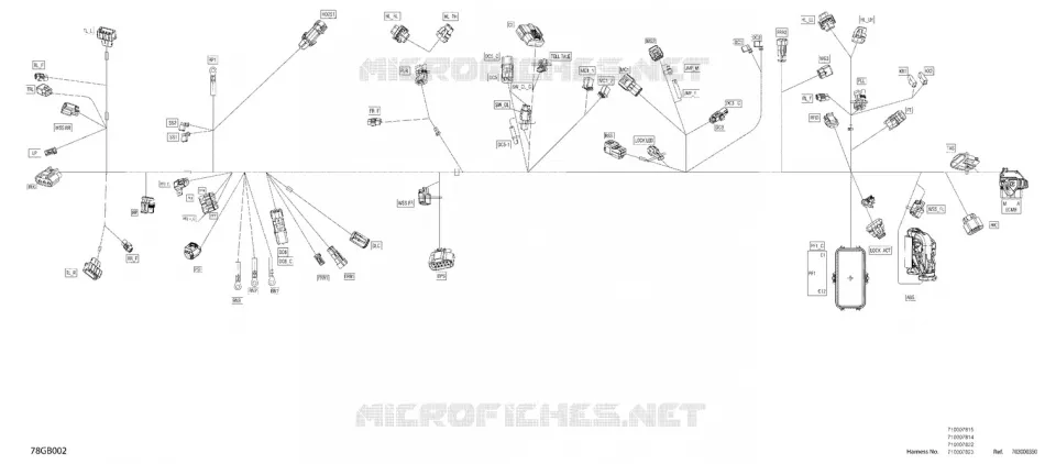 08- ÉLECTRIQUE - CÂBLAGE PRINCIPAL - 710007822