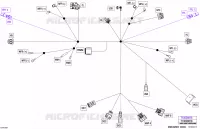 08- ELEKTRISCHER KABELBAUM - CONSOLE WIRING HARNESS - 710008818