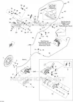 Hydraulische Bremse hinten