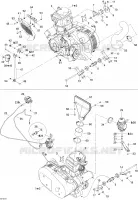 Motor- und MOTORAUFHANGUNG