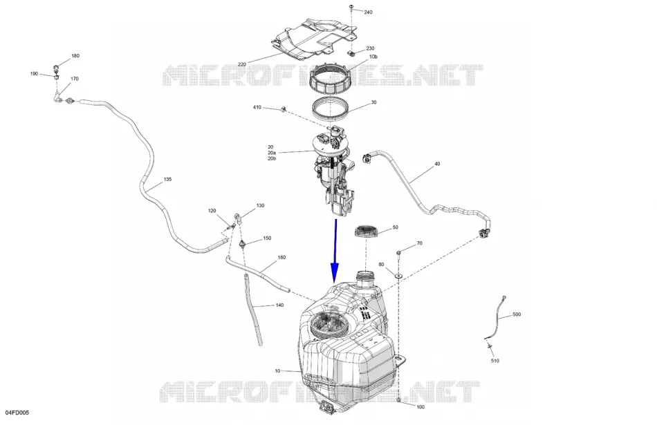 MOTOR - BENZINTANK 