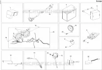 Rücklichter und elektrische Komponenten