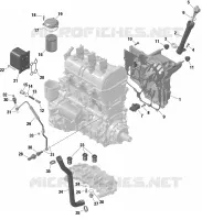 01- ROTAX - LUBRIFICATION DU MOTEUR