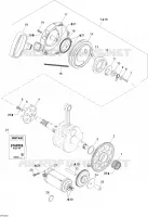 Rückspulstarter und elektrischer Starter