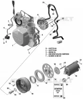 Motor - MAGNETO/ Elektrostarter