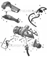 Rotax - Turbolader - Turbo hinten