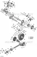 Getriebekomponenten - Mit sperrbarem Hinterachsdifferential