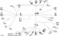 08- ELEKTRISCHER KABELBAUM - CONSOLE WIRING HARNESS - 710008430