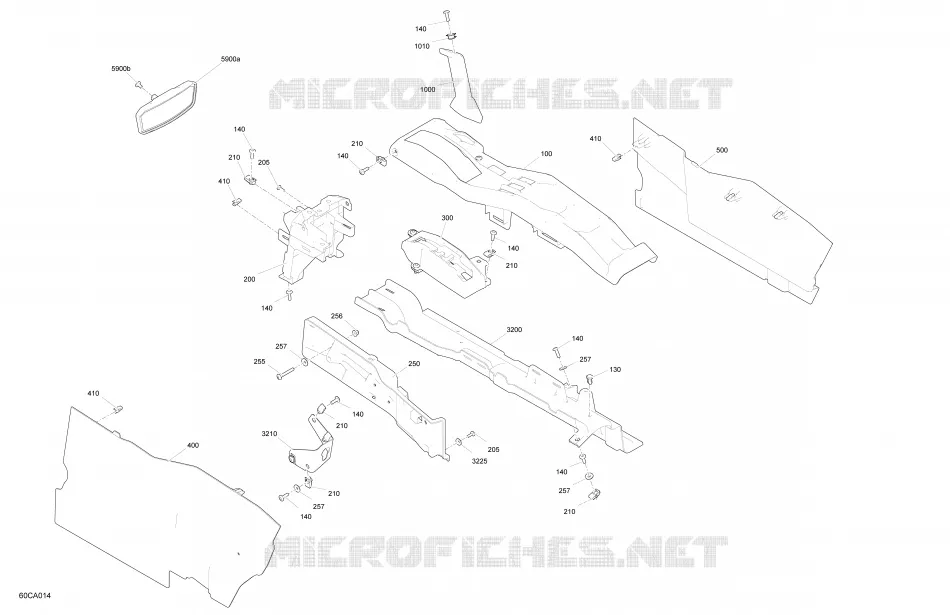 CARROSSERIE - HABITACLE - CONSOLE CENTRALE
