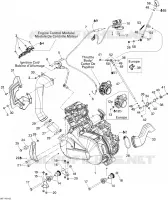 Motor- und MOTORAUFHANGUNG