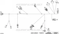 08- ELEKTRISCHER KABELBAUM - CARGO HARNESS - 710009196